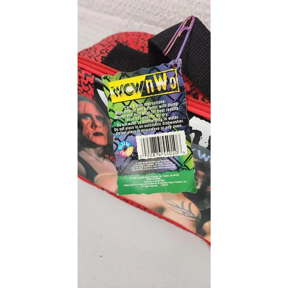 Vintage WCW NWO WWF lunch box Hulk Sting Goldberg New With Tags